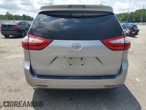 2017 Toyota Sienna XLE Auto Access Seat with VIN 5TDYZ3DC2HS815159, listed as a Copart auction lot 63634705 with 121,594 mi miles and Salvage title. Bid and sale history available at DreamBid. Image 6.