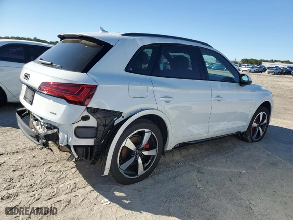 2024 Audi Q5 S line Premium Plus with VIN WA1EAAFY7R2140225, listed as a Copart auction lot 47523225 with 2,851 mi miles and Salvage Title. Bid and sale history available at carsss.com. Image 3.