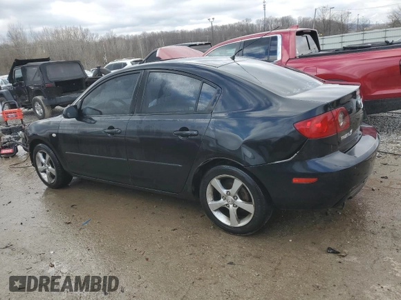 2005 Mazda 3 i with VIN JM1BK12F851282576, listed as a Copart auction lot 47642735 with 189,660 mi miles and Non Repairable. Bid and sale history available at DreamBid. Image 2.