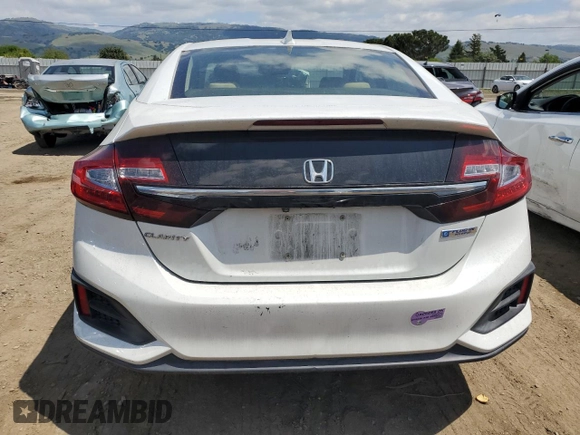 2019 Honda Clarity Plug-In Hybrid with VIN JHMZC5F10KC004142, listed as a Copart auction lot 55056875 with 70,804 mi miles and Salvage Title. Bid and sale history available at carsss.com. Image 6.