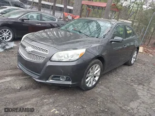 2013 Chevrolet Malibu LTZ with VIN 1G11H5SA6DF329619, listed as a IAAI auction lot 41928268 with 204,760 mi miles. Bid and sale history available at carsss.com. Image 2.