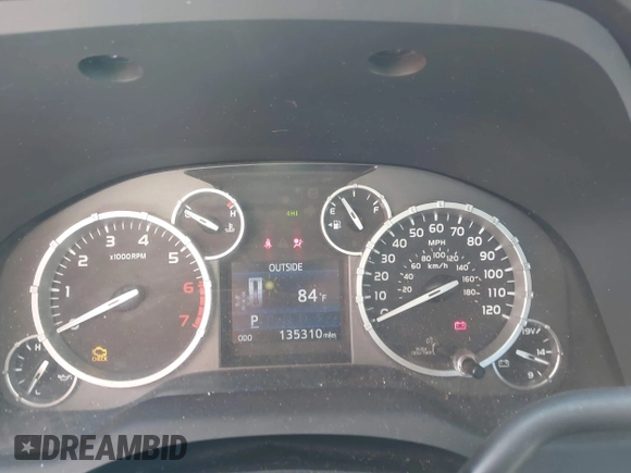 2014 Toyota Tundra 4WD Truck SR with VIN 5TFUY5F1XEX385475, listed as a IAAI auction lot 41563188 with 135,310 mi miles. Bid and sale history available at carsss.com. Image 7.