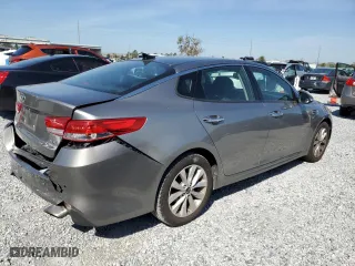 2018 Kia Optima EX with VIN 5XXGU4L32JG218652, listed as a Copart auction lot 46884225 with 129,333 mi miles and Non Repairable. Bid and sale history available at carsss.com. Image 3.