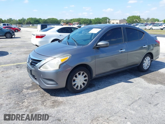 2016 Nissan Versa S Plus with VIN 3N1CN7AP6GL901666, listed as a IAAI auction lot 42126865 with 158,067 mi miles. Bid and sale history available at carsss.com. Image 2.