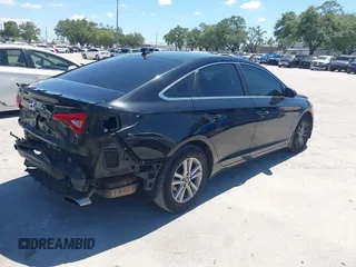 2016 Hyundai Sonata 2.4L with VIN 5NPE24AF7GH313389, listed as a IAAI auction lot 42049855 with 157,366 mi miles and . Bid and sale history available at carsss.com. Image 4.