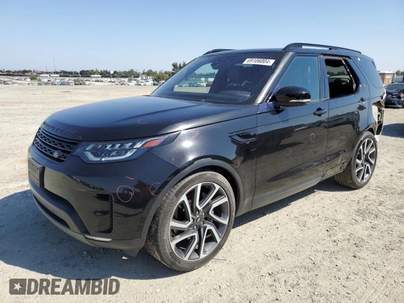2018 Land Rover Discovery HSE Luxury with VIN SALRT2RV0JA072166, listed as a Copart auction lot 69106004 with 61,719 mi miles and Salvage Title. Bid and sale history available at carsss.com. Image 1.