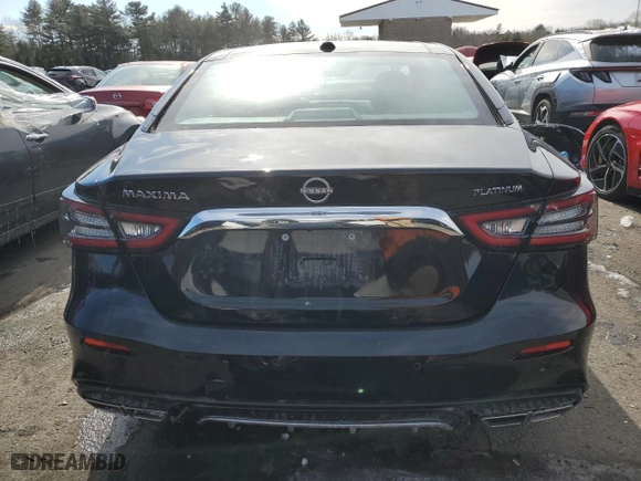 2023 Nissan Maxima Platinum with VIN 1N4AA6FV2PC505995, listed as a Copart auction lot 45787585 with 12,524 mi miles and Salvage Title. Bid and sale history available at carsss.com. Image 6.
