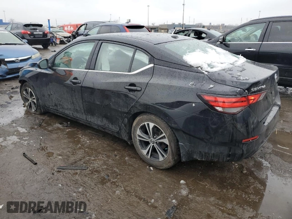 2021 Nissan Sentra SV with VIN 3N1AB8CV1MY203790, listed as a Copart auction lot 85794494 with 37,625 mi miles and Non repairable. Bid and sale history available at DreamBid. Image 2.