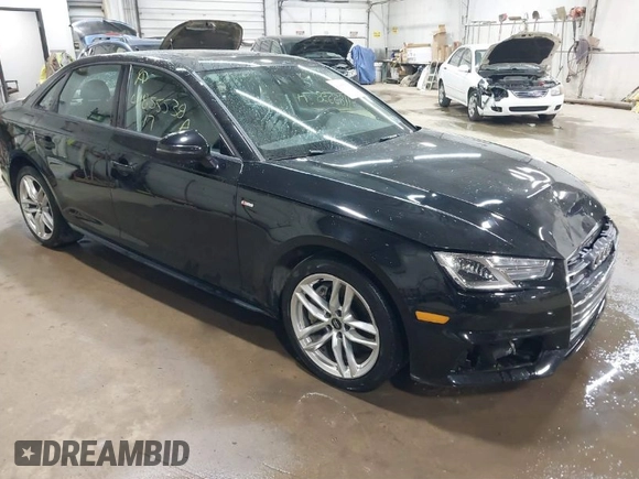2017 Audi A4 Season of Audi Premium with VIN WAUDNAF43HN050700, listed as a IAAI auction lot 41855538 with 70,958 mi miles. Bid and sale history available at carsss.com. Image 1.
