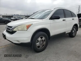 2010 Honda CR-V LX with VIN 5J6RE3H36AL025648, listed as a Copart auction lot 62015755 with 171,036 mi miles and Salvage title. Bid and sale history available at DreamBid. Image 1.