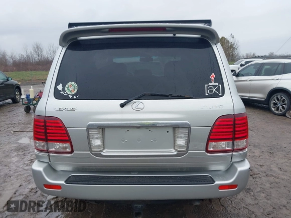 2006 Lexus LX 470 z VIN JTJHT00W364011426, wystawiony jako IAAI lot #42026869 z przebiegiem 254 659 mil mil oraz . Historia ofert i sprzedaży dostępna na DreamBid. Obrazek 16.