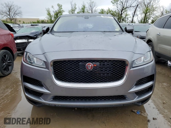 2020 Jaguar F-Pace 25t Prestige with VIN SADCK2FX8LA623683, listed as a Copart auction lot 49636174 with 56,973 mi miles and Salvage title. Bid and sale history available at DreamBid. Image 5.