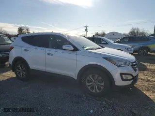 2013 Hyundai Santa Fe Premium with VIN 5XYZUDLB4DG094271, listed as a Copart auction lot 45633815 with 122,616 mi miles and Salvage Title. Bid and sale history available at carsss.com. Image 4.