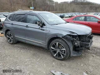 2022 Volkswagen Tiguan SEL R-Line with VIN 3VV4B7AX1NM149958, listed as a Copart auction lot 48055175 with 31,908 mi miles and Salvage Title. Bid and sale history available at carsss.com. Image 4.