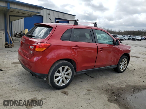 2015 Mitsubishi Outlander Sport 2.4 ES with VIN 4A4AR3AW3FE050829, listed as a Copart auction lot 52123555 with 98,945 mi miles and Salvage Title. Bid and sale history available at carsss.com. Image 3.