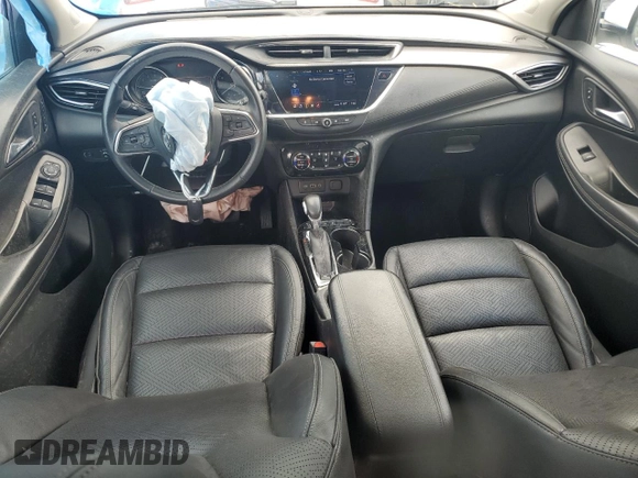 2021 Buick Encore GX Essence with VIN KL4MMFSL1MB144354, listed as a Copart auction lot 48575195 with 90,974 mi miles and Salvage title. Bid and sale history available at DreamBid. Image 8.