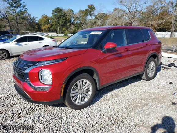 2024 Mitsubishi Outlander ES with VIN JA4J3UA86RZ023650, listed as a Copart auction lot 87401694 with 14,747 mi miles and Salvage Title. Bid and sale history available at carsss.com. Image 1.