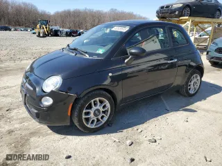2012 FIAT 500 Pop with VIN 3C3CFFAR2CT365545, listed as a Copart auction lot 48509605 with 85,583 mi miles and Salvage Title. Bid and sale history available at carsss.com. Image 1.