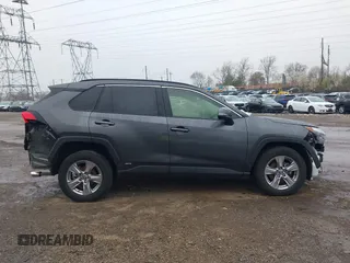 2023 Toyota RAV4 Hybrid XLE with VIN JTMRWRFV5PJ056825, listed as a IAAI auction lot 41912178 with 1 mi miles. Bid and sale history available at carsss.com. Image 14.