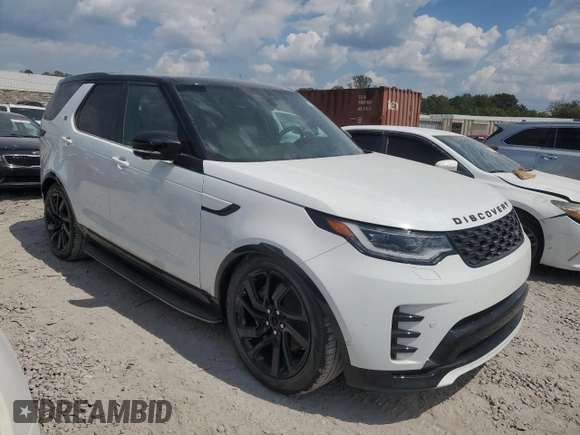 2024 Land Rover Discovery with VIN SALRL2EX9R2492442, listed as a Copart auction lot 66367054 with 2,104 mi miles and Salvage Title. Bid and sale history available at DreamBid. Image 4.