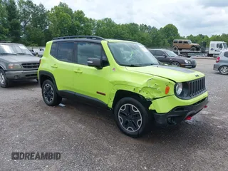 2017 Jeep Renegade Trailhawk with VIN ZACCJBCB4HPF39469, listed as a IAAI auction lot 42503660 with 119,221 mi miles and . Bid and sale history available at DreamBid. Image 1.