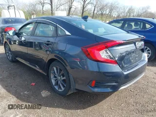 2019 Honda Civic Sedan EX with VIN 19XFC1F33KE010363, listed as a IAAI auction lot 41863301 with 77,578 mi miles. Bid and sale history available at carsss.com. Image 3.
