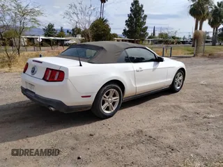 2012 Ford Mustang V6 with VIN 1ZVBP8EM3C5237309, listed as a Copart auction lot 51632165 with 167,829 mi miles and Clean Title. Bid and sale history available at carsss.com. Image 4.