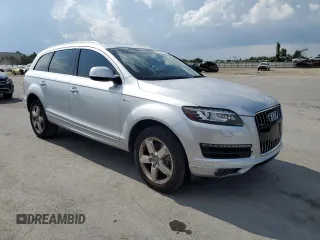 2015 Audi Q7 Premium Plus with VIN WA1LGAFEXFD027316, listed as a Copart auction lot 56501475 with 96,653 mi miles and Clean Title. Bid and sale history available at DreamBid. Image 4.