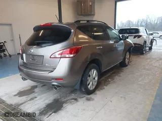 2011 Nissan Murano SL with VIN JN8AZ1MW1BW179880, listed as a IAAI auction lot 41617643 with 153,567 mi miles. Bid and sale history available at carsss.com. Image 4.