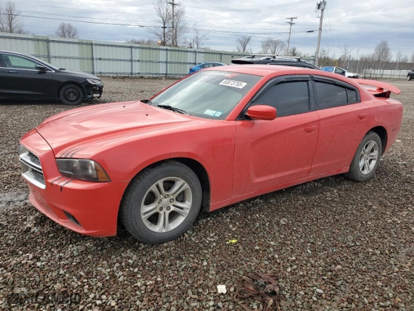 2014 Dodge Charger SXT with VIN 2C3CDXHG7EH221680, listed as a Copart auction lot 50873755 with 177,248 mi miles and Salvage Title. Bid and sale history available at carsss.com. Image 1.