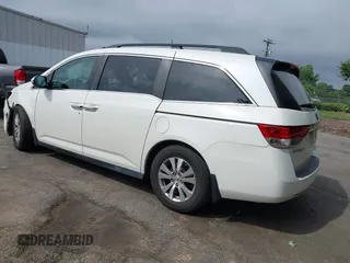 2016 Honda Odyssey EX-L z VIN 5FNRL5H64GB059309, wystawiony jako IAAI lot #42367538 z przebiegiem 121 742 mil mil oraz . Historia ofert i sprzedaży dostępna na DreamBid. Obrazek 3.
