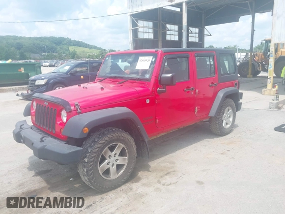 2015 Jeep Wrangler Unlimited Sport RHD with VIN 1C4BJWKG4FL679572, listed as a IAAI auction lot 42568920 with 183,907 mi miles and . Bid and sale history available at DreamBid. Image 17.