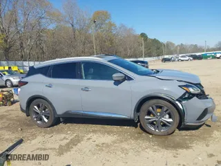 2023 Nissan Murano Platinum with VIN 5N1AZ2DJ9PC105164, listed as a IAAI auction lot 41886985 with 20,764 mi miles. Bid and sale history available at carsss.com. Image 14.