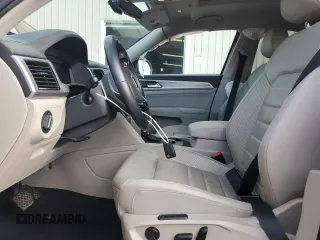 2018 Volkswagen Atlas SEL Premium with VIN 1V2NR2CA4JC575843, listed as a Copart auction lot 54007065 with 114,873 mi miles and Salvage title. Bid and sale history available at DreamBid. Image 7.