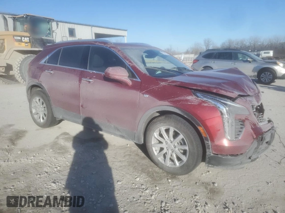 2021 Cadillac XT4 AWD Luxury with VIN 1GYFZBR46MF038668, listed as a Copart auction lot 42121925 with Not Provided miles and Salvage Title. Bid and sale history available at carsss.com. Image 4.
