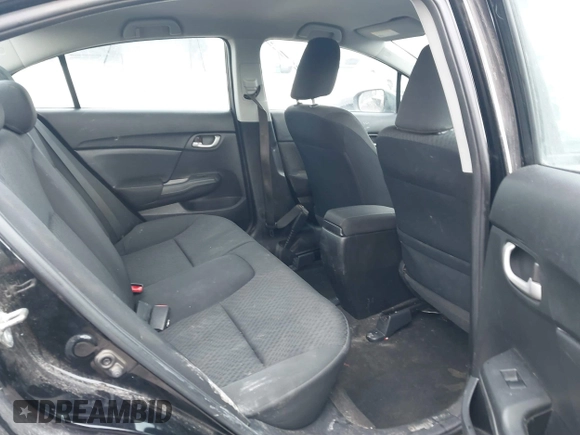 2015 Honda Civic LX with VIN 2HGFB2F50FH502578, listed as a IAAI auction lot 41417830 with 183,137 mi miles and . Bid and sale history available at DreamBid. Image 8.