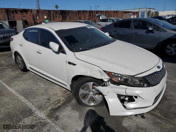 2016 Kia Optima Hybrid with VIN KNAGM4AD8G5099723, listed as a Copart auction lot 46498685 with NaN miles and Salvage Title. Bid and sale history available at carsss.com. Image 4.