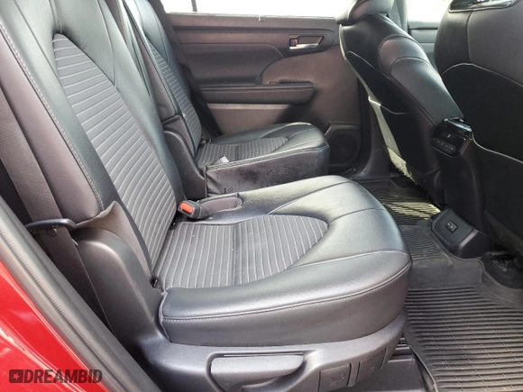 2022 Toyota Highlander XSE with VIN 5TDLZRAH7NS131474, listed as a Copart auction lot 51519625 with 74,070 mi miles and Salvage Title. Bid and sale history available at carsss.com. Image 11.