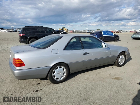 1995 Mercedes-Benz S with VIN WDBGA70E3SA272277, listed as a Copart auction lot 48239695 with 49,052 mi miles and Non Repairable. Bid and sale history available at DreamBid. Image 3.