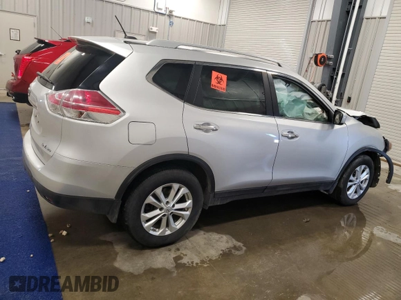 2015 Nissan Rogue SV with VIN 5N1AT2MK3FC896185, listed as a Copart auction lot 47220165 with 0 mi miles and Clean Title. Bid and sale history available at carsss.com. Image 3.