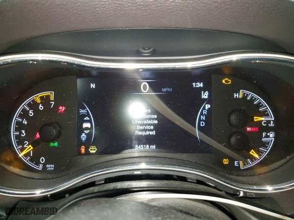 2019 Jeep Grand Cherokee Trailhawk with VIN 1C4RJFLT6KC849550, listed as a Copart auction lot 84006364 with 54,518 mi miles and Salvage Title. Bid and sale history available at carsss.com. Image 9.