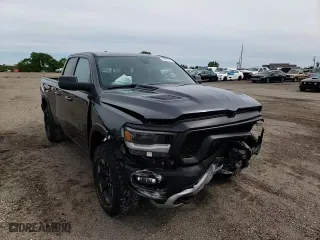 2019 Ram 1500 Rebel with VIN 1C6SRFET7KN841962, listed as a Copart auction lot 46707513 with 55,643 mi miles and Salvage Title. Bid and sale history available at carsss.com. Image 11.