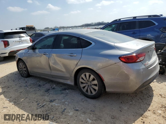 2016 Chrysler 200 LX with VIN 1C3CCCFB1GN134788, listed as a Copart auction lot 44221345 with 120,942 mi miles and Salvage Title. Bid and sale history available at carsss.com. Image 2.