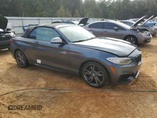 2016 BMW 2 Series M235i with VIN WBA1M1C57GV394290, listed as a Copart auction lot 76187684 with 60,838 mi miles and Salvage Title. Bid and sale history available at carsss.com. Image 4.