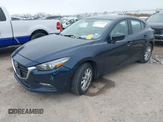 2017 Mazda 3 Sport with VIN 3MZBN1K76HM154454, listed as a IAAI auction lot 41710612 with Not Provided miles and . Bid and sale history available at DreamBid. Image 2.