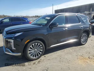 2024 Hyundai Palisade Calligraphy z VIN KM8R7DGE6RU758065, wystawiony jako Copart lot #48385145 z przebiegiem 24 220 mil mil oraz Szkoda całkowita • Salvage title. Historia ofert i sprzedaży dostępna na DreamBid. Obrazek 1.