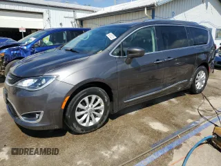 2018 Chrysler Pacifica Touring L Plus with VIN 2C4RC1EG6JR228988, listed as a Copart auction lot 56751225 with 153,432 mi miles and Salvage title. Bid and sale history available at DreamBid. Image 1.