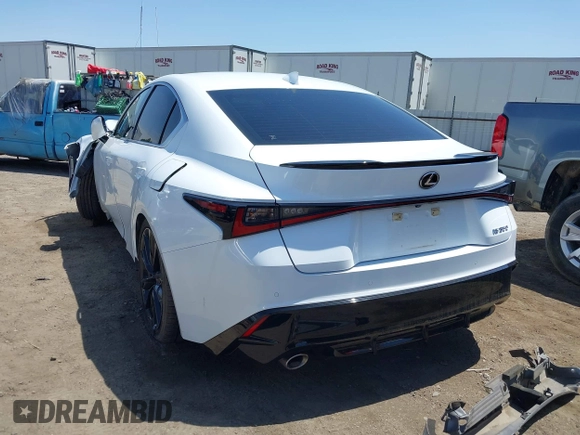 2022 Lexus IS 350 F Sport with VIN JTHGZ1B21N5054263, listed as a IAAI auction lot 42419706 with Not provided miles and . Bid and sale history available at DreamBid. Image 3.