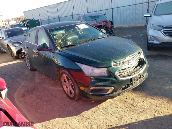 2015 Chevrolet Cruze LT with VIN 1G1PE5SBXF7250026, listed as a IAAI auction lot 41305781 with 139,323 mi miles. Bid and sale history available at carsss.com. Image 12.