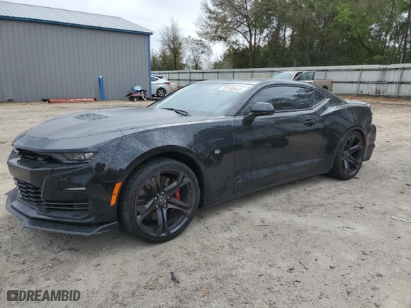 2022 Chevrolet Camaro 2SS with VIN 1G1FH1R72N0108063, listed as a Copart auction lot 50100645 with 22,502 mi miles and Salvage Title. Bid and sale history available at carsss.com. Image 1.